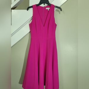 Women's bright fushia dress